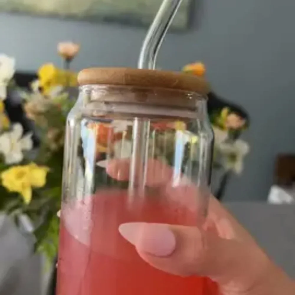 Glass Water Cup - Picture 2 of 2